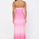 Infinite Light Midi Dress Pink