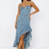 Sweet Surprises Midi Dress Denim