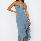 Sweet Surprises Midi Dress Denim