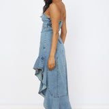 Sweet Surprises Midi Dress Denim