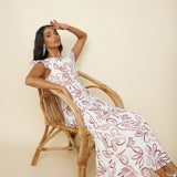 Star of Destiny Maxi Dress White