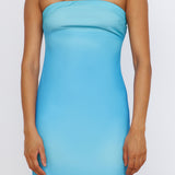 Infinite Light Midi Dress Blue