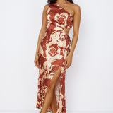 Fulfilled Dreams Maxi Dress Brown