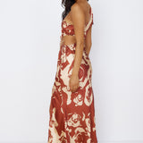 Fulfilled Dreams Maxi Dress Brown