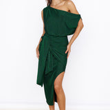 Thunderstorm Midi Dress Green