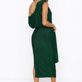 Thunderstorm Midi Dress Green