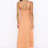 Summer Dreaming Midi Dress Orange