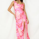 Strawberry Sunset Maxi Dress Pink