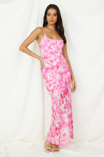 Deep Sea Dive Maxi Dress Pink