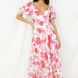 Sugar Rush Midi Dress Pink