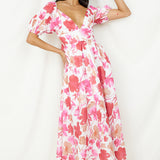 Sugar Rush Midi Dress Pink