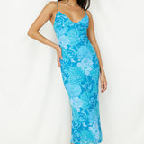 With Grace Maxi Dress Blue