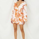 Make It Happen Mini Dress Orange