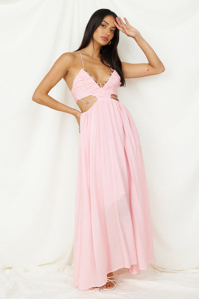 Sahara Journey Maxi Dress Blush