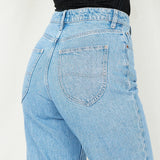 LEE High Straight Slim Fit Jean Essential Blue