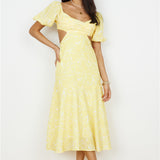 Back From Florence Maxi Dress Yellow