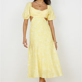 Back From Florence Maxi Dress Yellow