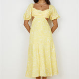 Back From Florence Maxi Dress Yellow