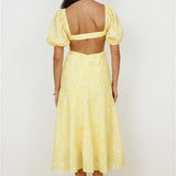 Back From Florence Maxi Dress Yellow