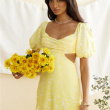 Back From Florence Maxi Dress Yellow