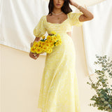 Back From Florence Maxi Dress Yellow