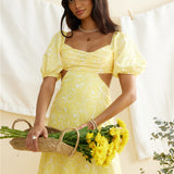 Back From Florence Maxi Dress Yellow