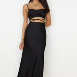 Carmela Maxi Dress Black