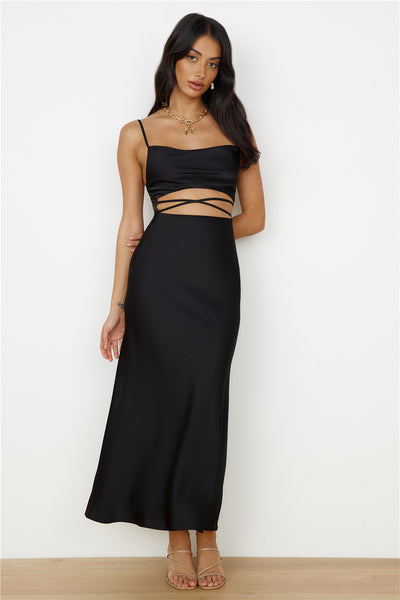 Carmela Maxi Dress Black