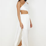 We Got This Feeling Maxi Dress White