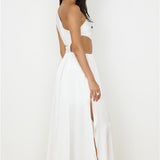 We Got This Feeling Maxi Dress White