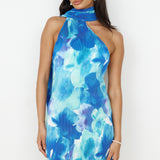 Your Aura Mini Dress Blue