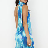 Your Aura Mini Dress Blue