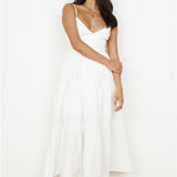 Share The Love Maxi Dress White