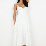 Share The Love Maxi Dress White