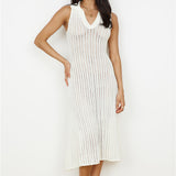 Breezy Seas Maxi Dress White