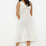 Breezy Seas Maxi Dress White