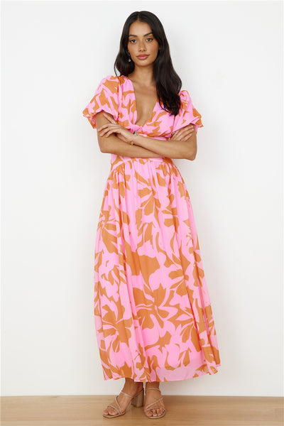 Sweet Darling Maxi Dress Pink