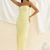 Lemon Cello Maxi Dress