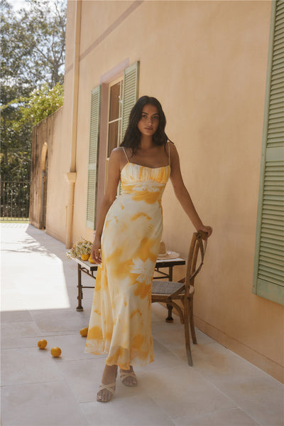 Golden Hour Maxi Dress Yellow