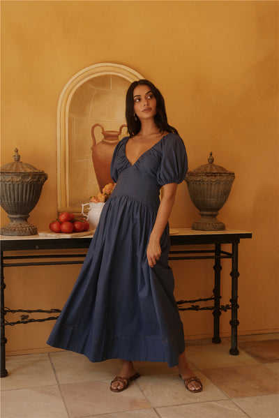 Bambi Blue Maxi Dress Navy