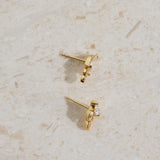 18K Gold Plated Autumn Leaves Earrings Gold