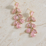 18K Gold Plated Rose Petals Earrings Gold