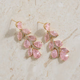 18K Gold Plated Rose Petals Earrings Gold