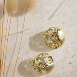 18K Gold Plated Athena Earrings Gold