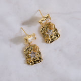 18K Gold Plated Magical Monument Earrings