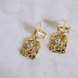 18K Gold Plated Magical Monument Earrings