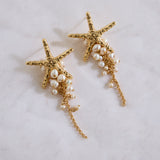 18K Gold Plated Search The Seas Earrings Gold