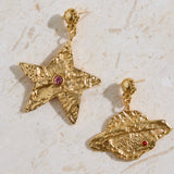 18K Gold Plated Universal Beauty Earrings Gold