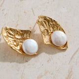 18K Gold Plated Artistic Desire Earrings Gold