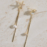 18K Gold Plated Endless Shore Earrings Gold